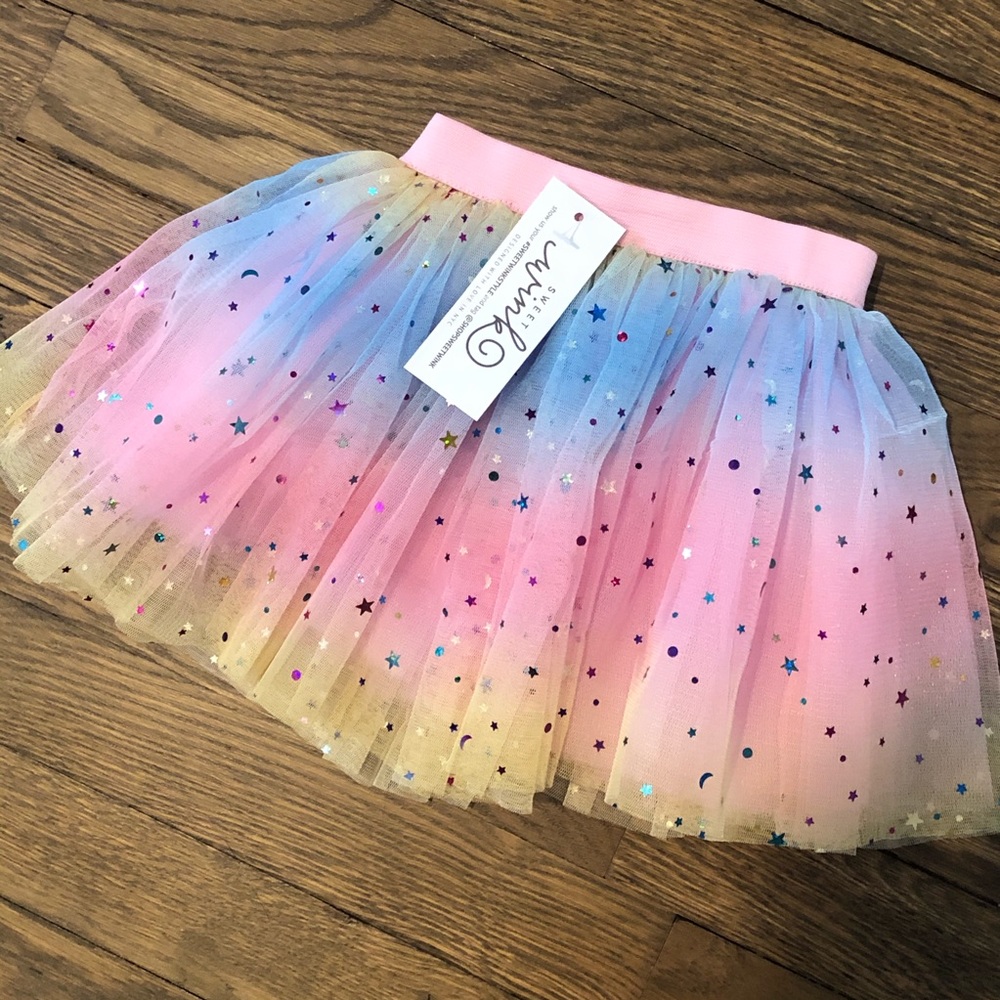 🆕 Sweet Wink Unicorn Rainbow Tutu
